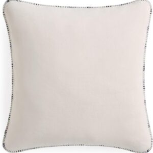 Decorative Throw Pillow for Couch – Accent Pillow, Soft Textured White Cushion with Stitched Edges for Sofa, Bed & Living Room Decor, Home Decor